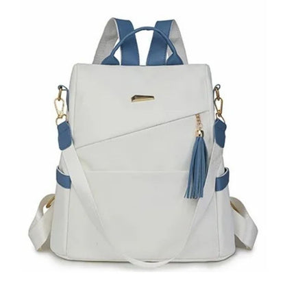 LOCHWISE™ Anti-theft Backpack - Rugged Oxford Fabric, Hidden Zippers, Water-Resistant Hiking Daypack
