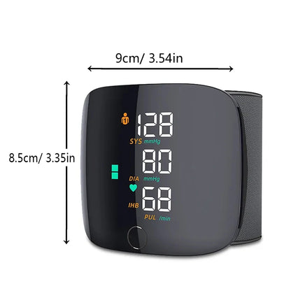 Rechargeable Wrist Blood Pressure Monitor Medical Russian / English Voice Digitlal Tensiometro Health Sphygmomanometer Tonometer