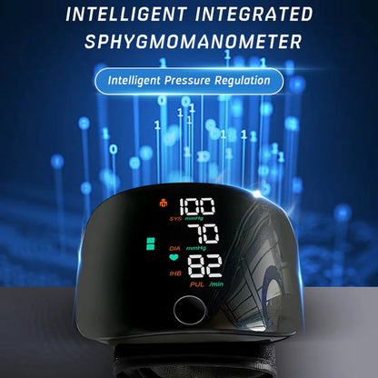 Rechargeable Digital Wrist Blood Pressure Monitor Sphygmomanometer Tonometer Tensiometer Blood Pressure Heart Rate Monitor