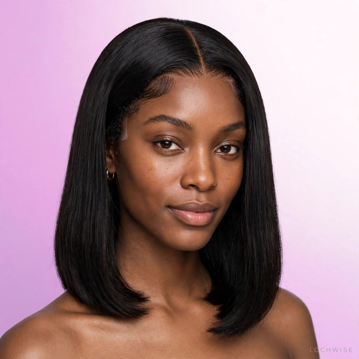 LOCHWISE Glueless 13x6 HD Lace Front Wig Human Hair – 2-in-1 Body Wave to Bone Straight 42" | Brazilian Virgin Hair, Pre-Plucked, 220% Density