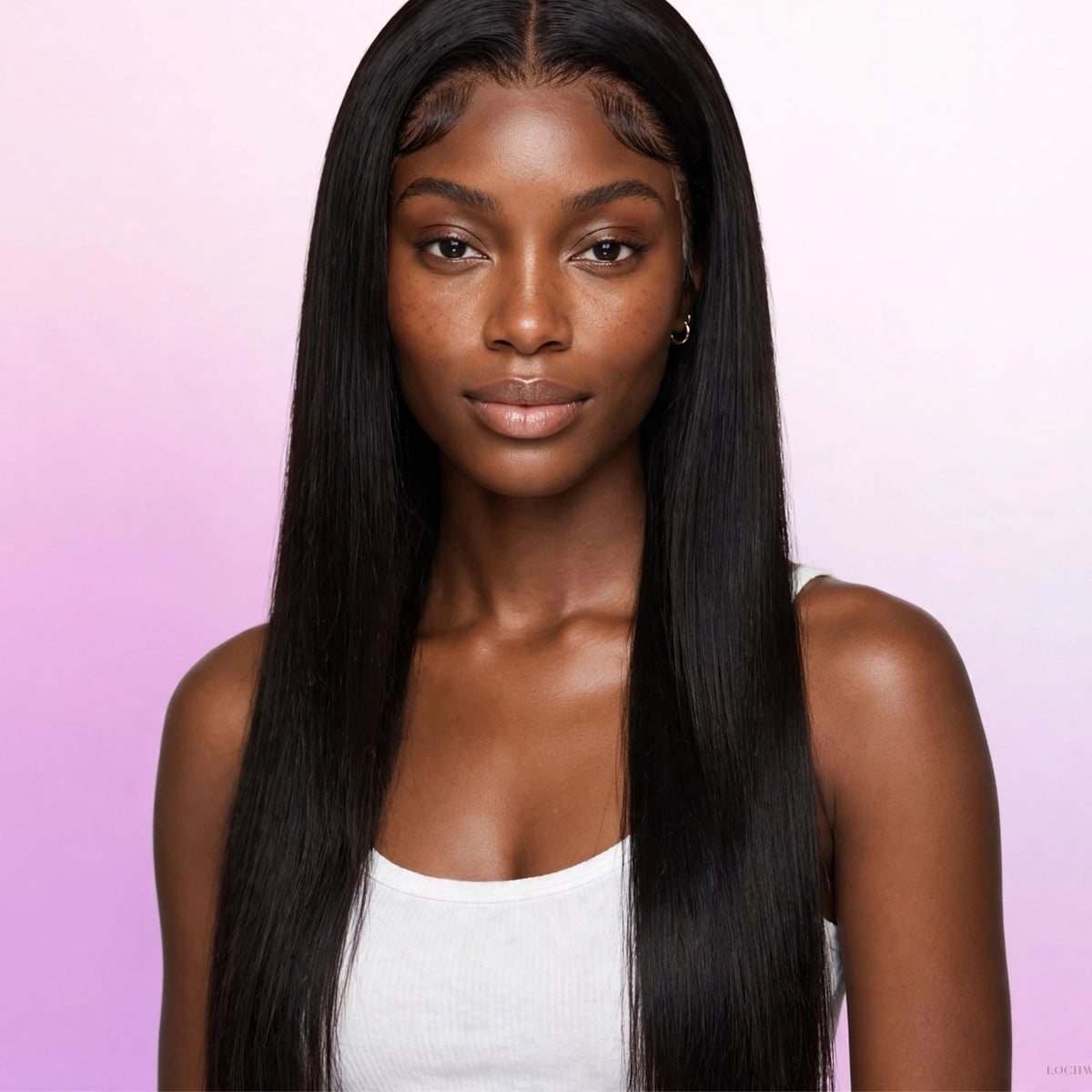 LOCHWISE Glueless 13x6 HD Lace Front Wig Human Hair – 2-in-1 Body Wave to Bone Straight 42" | Brazilian Virgin Hair, Pre-Plucked, 220% Density