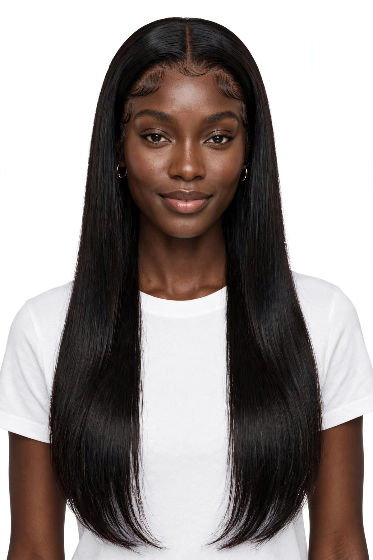 LOCHWISE Glueless 13x6 HD Lace Front Wig Human Hair – 2-in-1 Body Wave to Bone Straight 42" | Brazilian Virgin Hair, Pre-Plucked, 220% Density