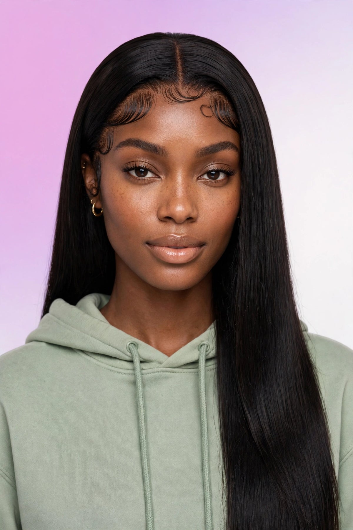 LOCHWISE Glueless 13x6 HD Lace Front Wig Human Hair – 2-in-1 Body Wave to Bone Straight 40" | Brazilian Virgin Hair, Pre-Plucked, 220% Density