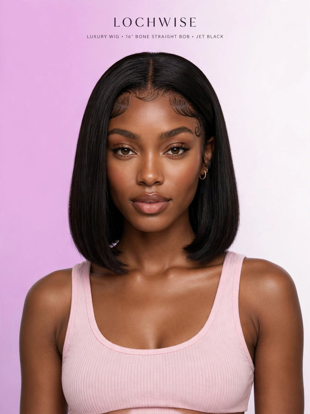 LOCHWISE Glueless 13x6 HD Lace Front Wig Human Hair – 2-in-1 Body Wave to Bone Straight 40" | Brazilian Virgin Hair, Pre-Plucked, 220% Density